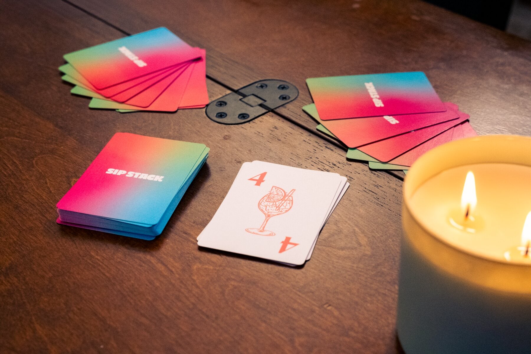 Sip Stack cards ready for game night