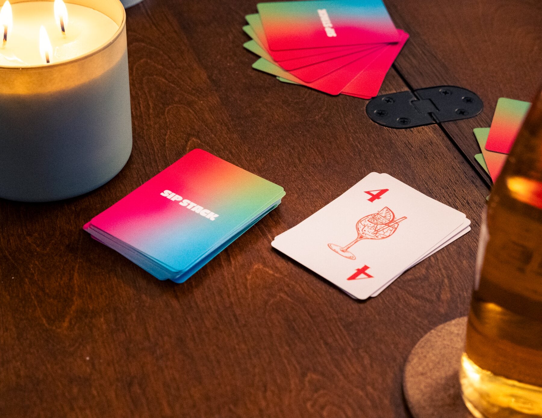 SipStack deck and playing cards
